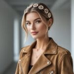 Sådan styler du din ruskindsjakke med håraccessories til din stil